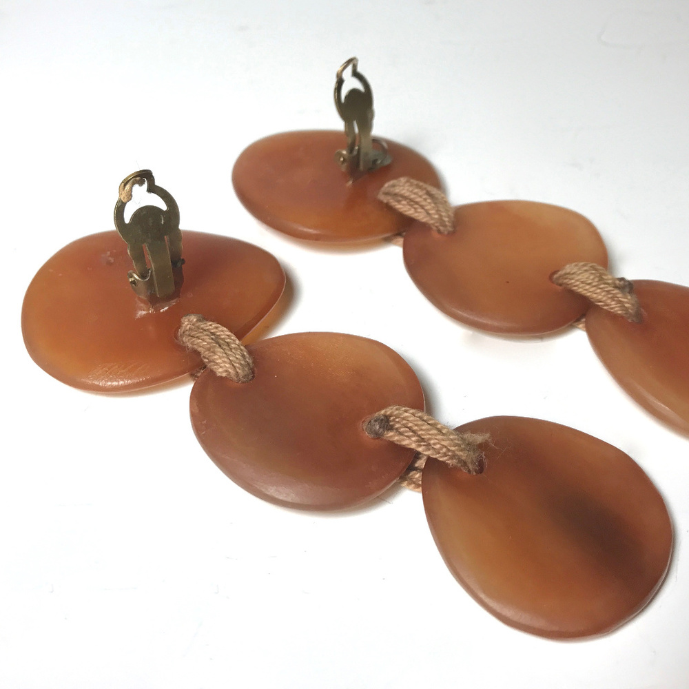 Gerda Lynggaard Monies 3 Tiers Horn Clip Earrings - Picture 3 of 4
